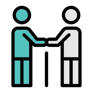 closeness-illustration-on-a-background-premium-quality-symbols-icons-for-concept-and-graphic-design-vector